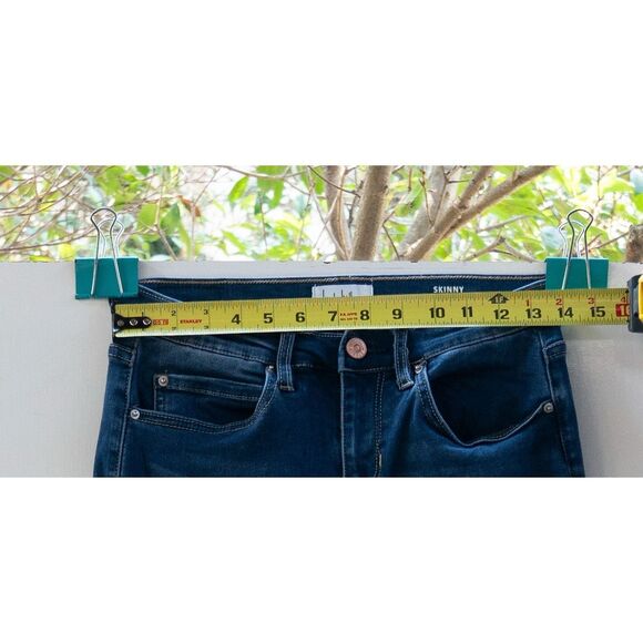 Nicole Miller STUDIO Women's Dark Blue Denim High Rise Skinny Jeans Size 4 - Picture 3 of 5